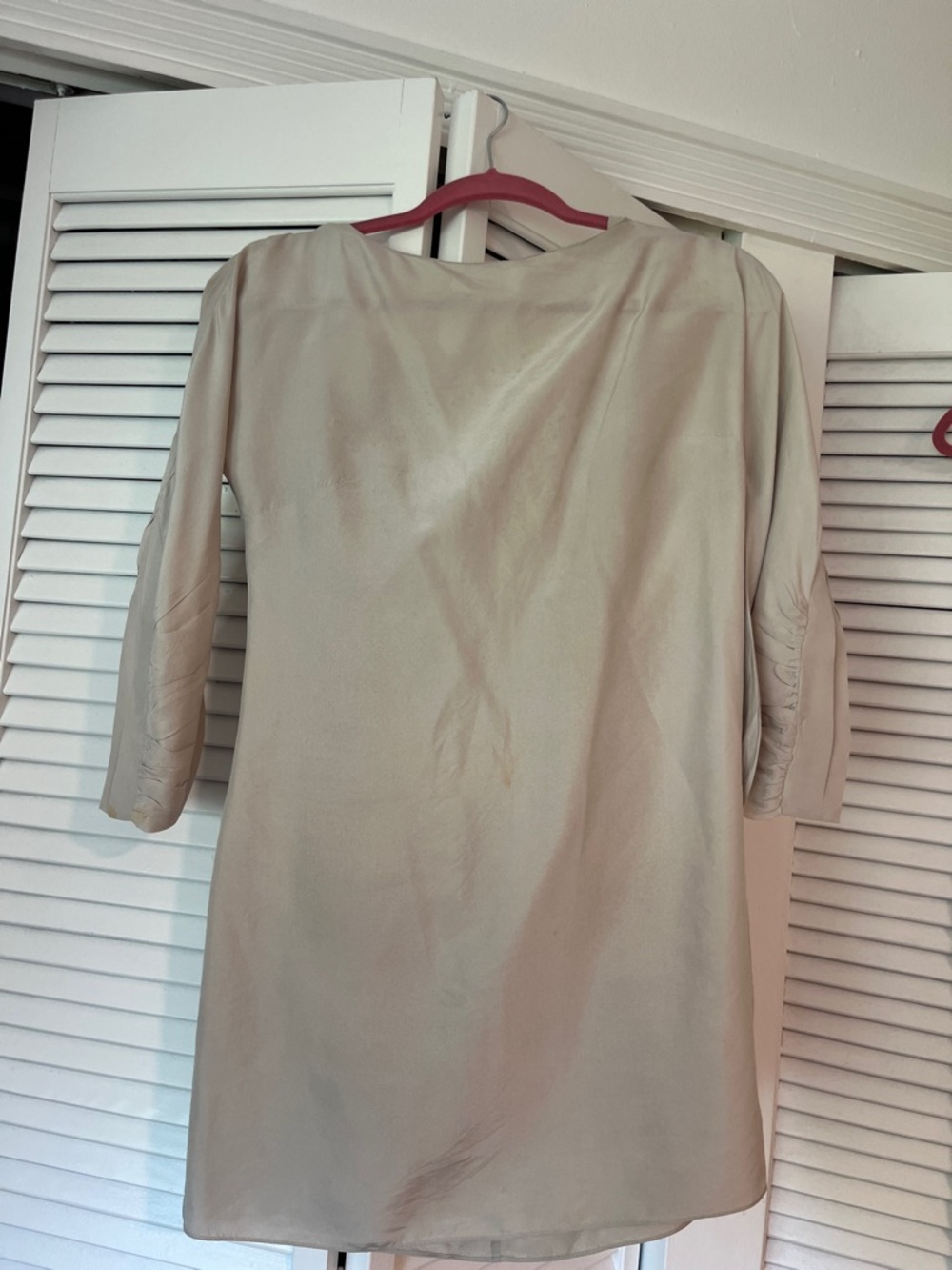 Guess by Marciano Neutral Grey Mini Shift Dress